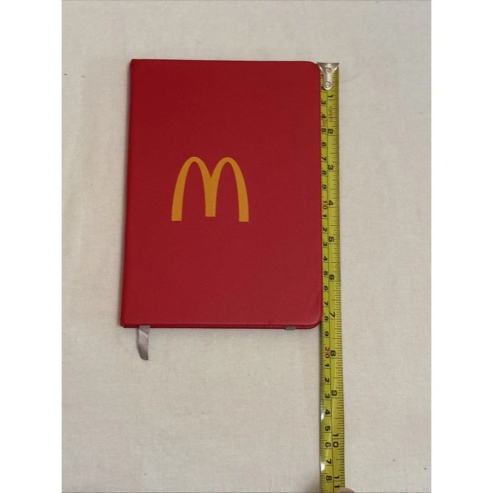 McDonalds Red Golden Arches Notebook Diary Small Lined Journal 5x8
